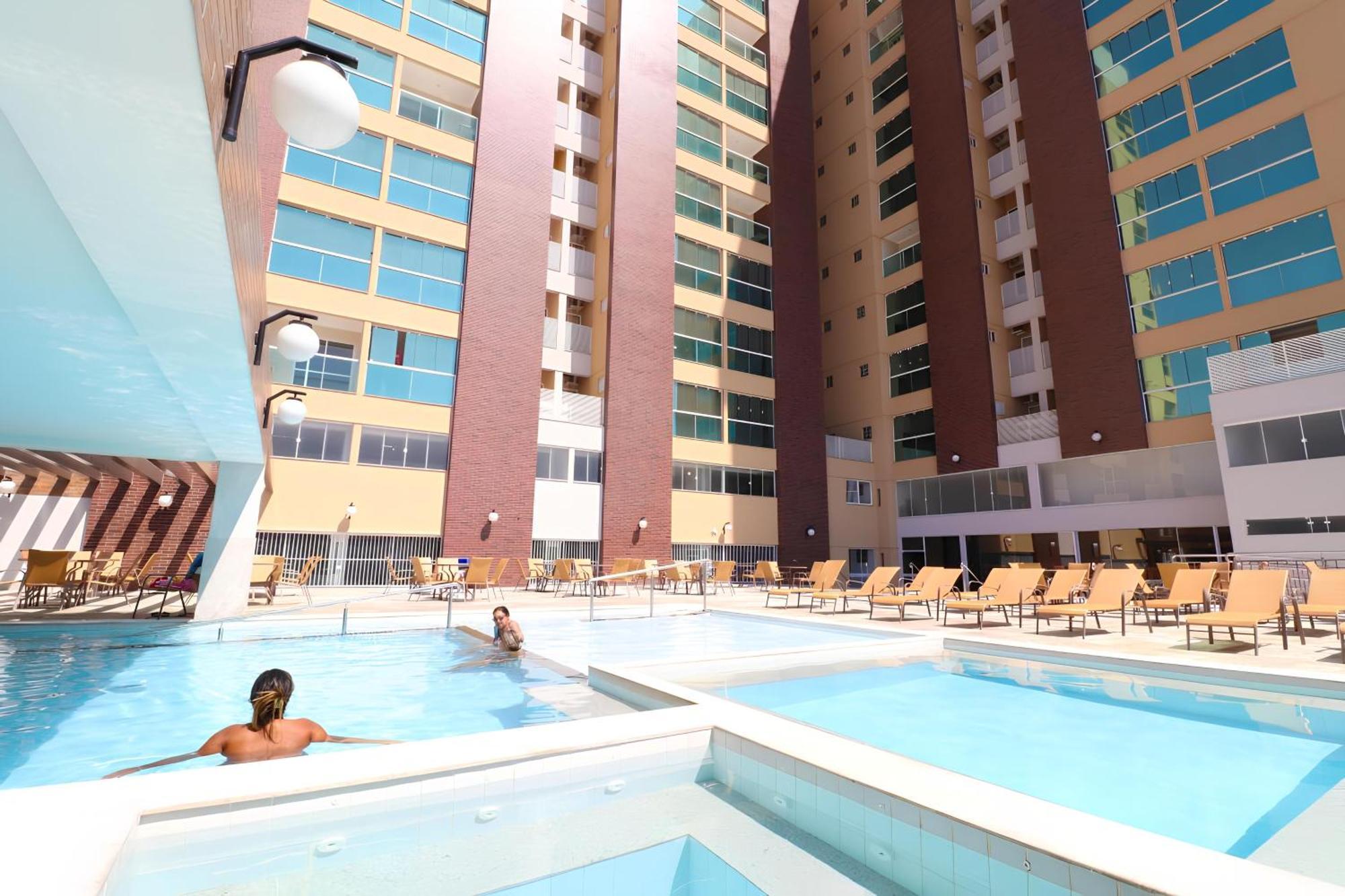 卡达斯诺瓦斯Piazza Diroma Com Acesso Ao Acqua Park公寓 外观 照片